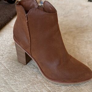 MIA Dark Brown Ankle Booties